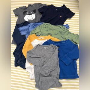8 pieces onesies & tops bundle!